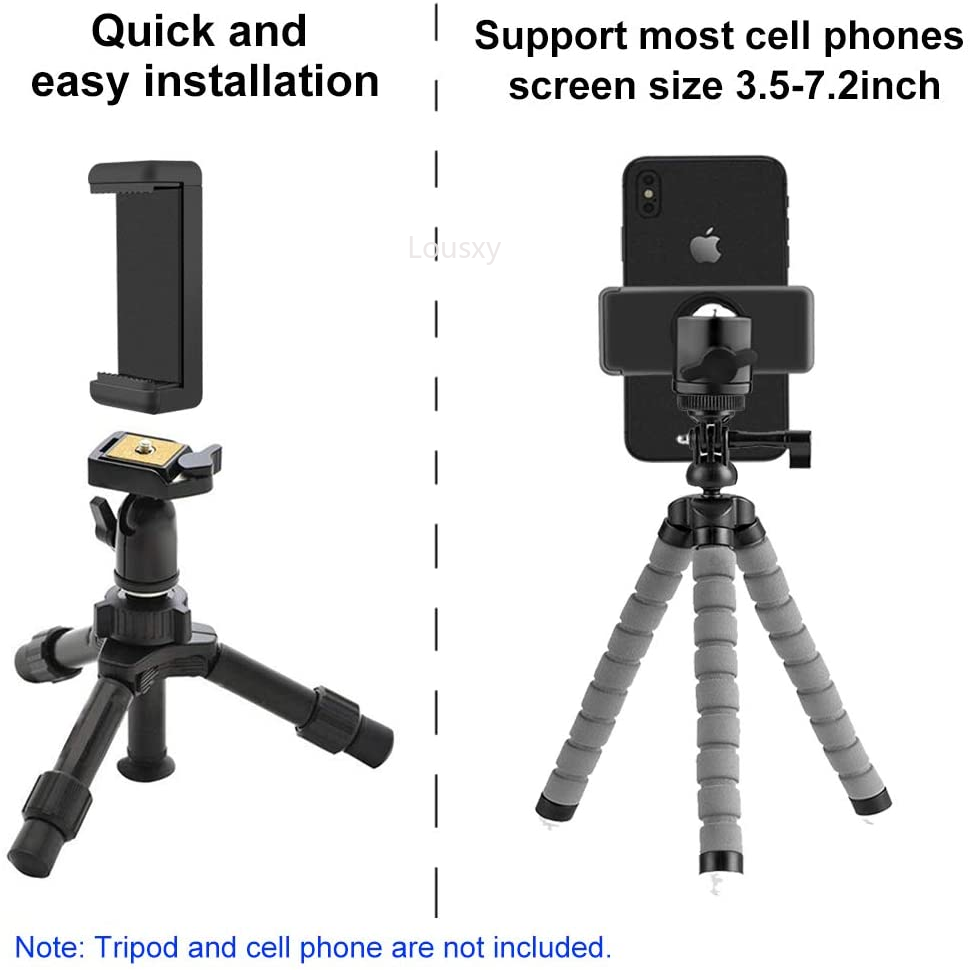 Universal Tripod Mount Cell Ph - Fluid Head Tripod recension och pris