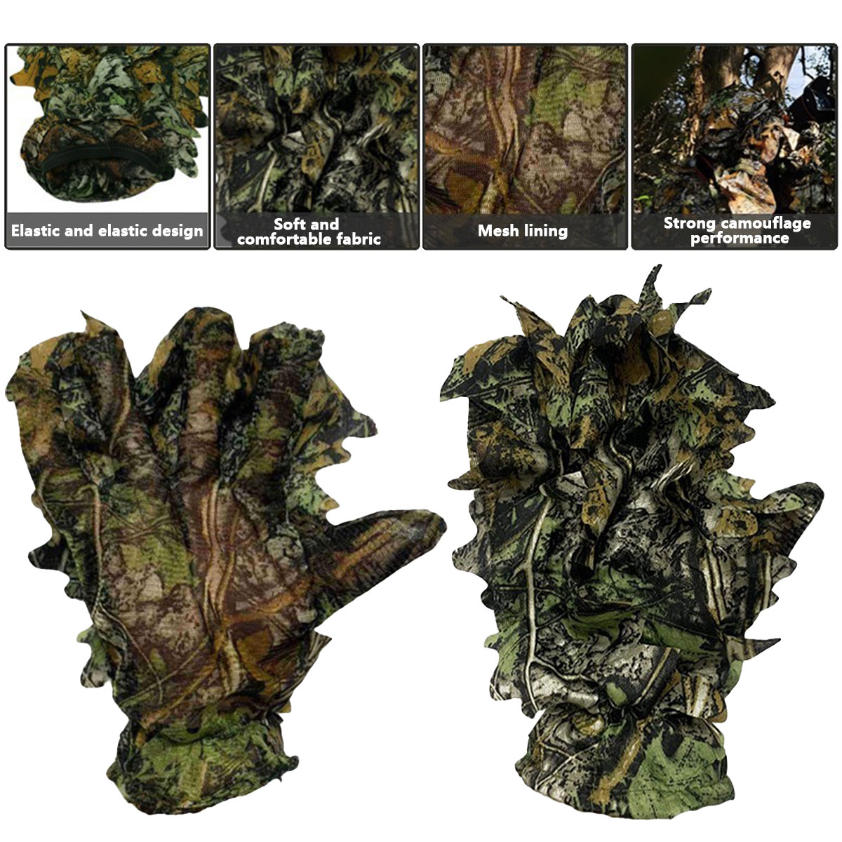 3D Camouflage Leaf Hunting Glo - Photography Gear recension och pris